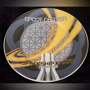 NWT Authentic Disney Parks - Epcot Center Spaceship Earth 7” Plate
